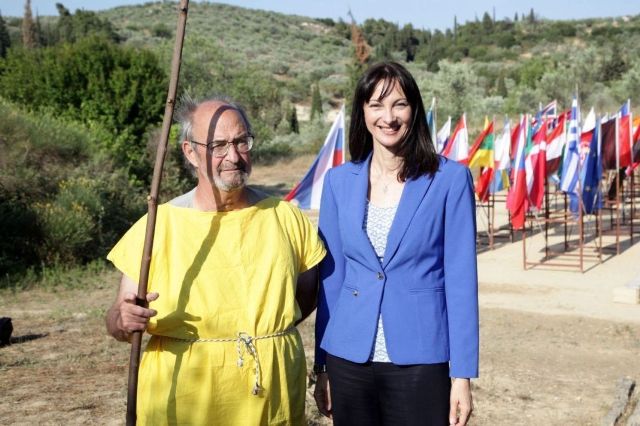 Ancient Nemea - Stephen (Stefanos) Miller with VIP guest